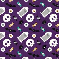 Abstract halloween pattern design background. Vector. vector