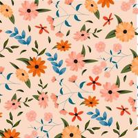 Abstract flower pattern background. Vector. vector