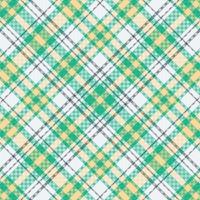 Tartan plaid pattern with texture and retro color. vector