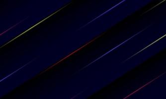 Abstract colorful ray on dark background. vector
