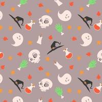 Abstract halloween pattern design background. Vector. vector