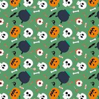 Abstract halloween pattern design background. Vector. vector