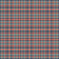 Tartan plaid pattern with texture and retro color. vector