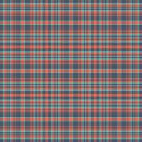 Tartan plaid pattern with texture and retro color. vector