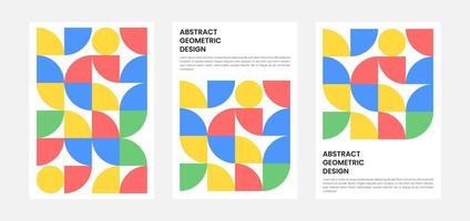 Geometry minimalistic artwork cover with shape and figure. Abstract pattern design style for cover, web banner, landing page, business presentation, branding, packaging, wallpaper vector
