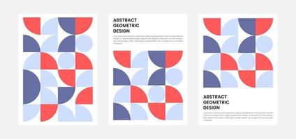 Geometry minimalistic artwork cover with shape and figure. Abstract pattern design style for cover, web banner, landing page, business presentation, branding, packaging, wallpaper vector