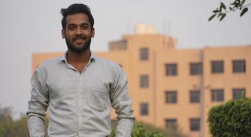 Handsome School Teacher at outside school photo