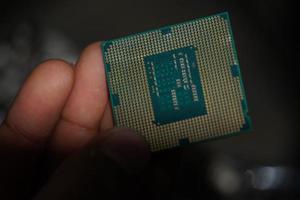 Computer processor image HD Selective focus BG photo