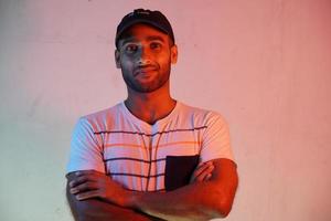 Portrait of a man in studio photo