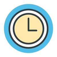 Trendy Clock Concepts vector