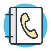 Telephone Book Concepts vector