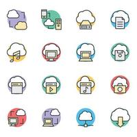 Cloud Computing Concepts vector