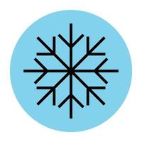 Trendy Snowflake Concepts vector