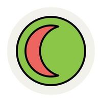 Trendy Moon Concepts vector