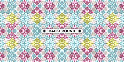 colorful geometric ethnic seamless pattern background vector