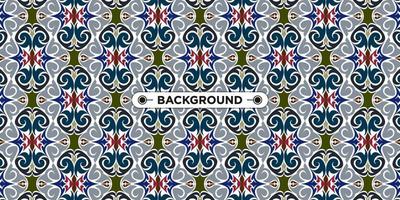 Unique colorful ethnic seamless pattern background vector