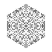 adornos de mandala elegantes y únicos vector