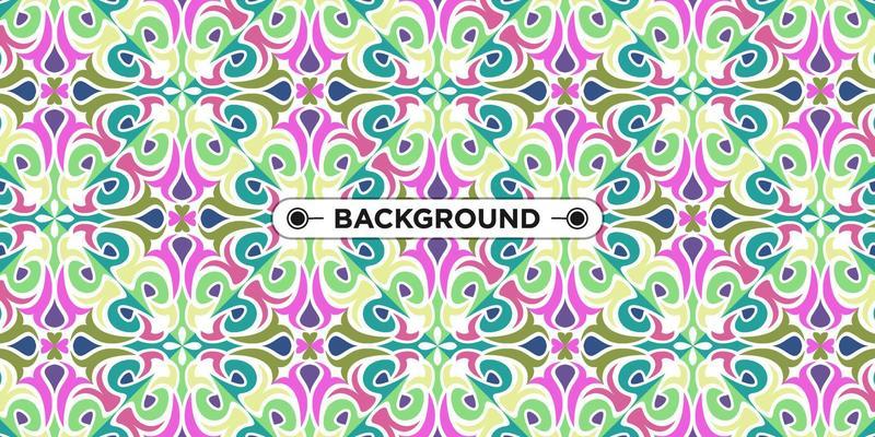 colorful ethnic mandala seamless pattern background