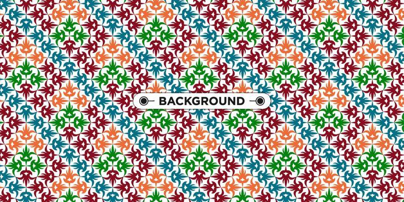 colorful geometric ethnic seamless pattern background