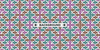 colorful geometric ethnic seamless pattern background vector