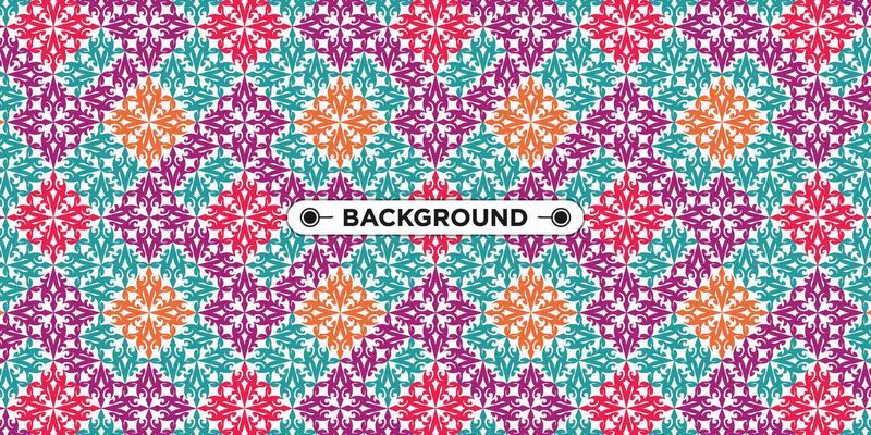 colorful geometric ethnic seamless pattern background