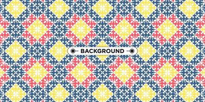 colorful geometric ethnic seamless pattern background vector