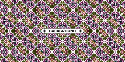 Unique colorful ethnic seamless pattern background vector