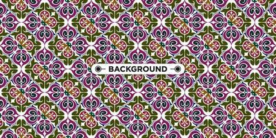 Unique colorful ethnic seamless pattern background vector