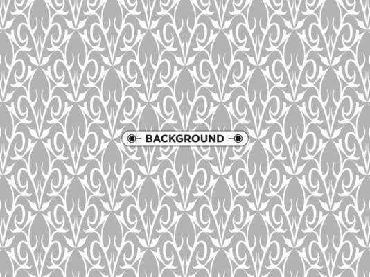 gray ethnic abstract background seamless elegant pattern