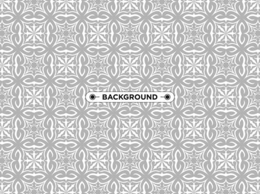 gray ethnic mandala seamless pattern background