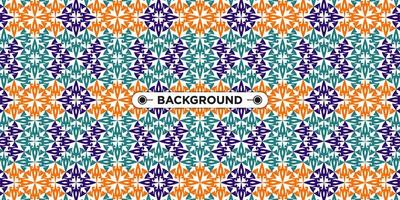 colorful geometric ethnic seamless pattern background vector
