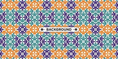 colorful geometric ethnic seamless pattern background vector