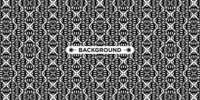 background pattern seamless ethnic geometric black and white vector