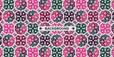 Unique colorful ethnic seamless pattern background vector