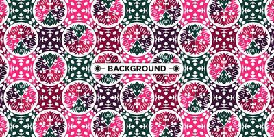 Unique colorful ethnic seamless pattern background vector