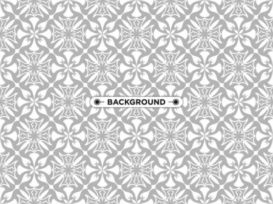 gray ethnic mandala seamless pattern background