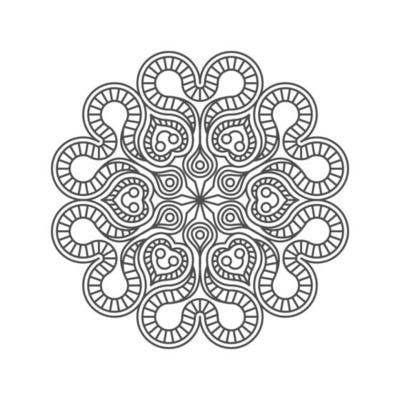 elegant and unique mandala