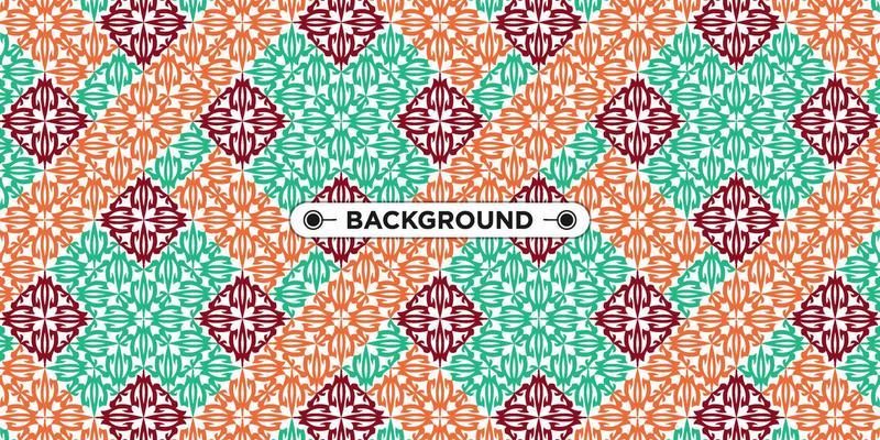 colorful geometric ethnic seamless pattern background