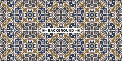 Unique colorful ethnic seamless pattern background vector