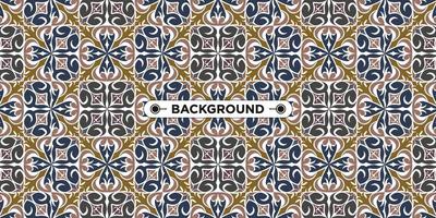 Unique colorful ethnic seamless pattern background vector