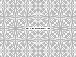 gray ethnic mandala seamless pattern background vector