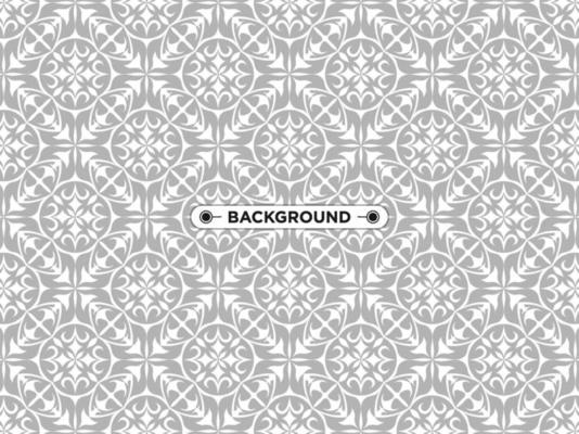 gray ethnic mandala seamless pattern background