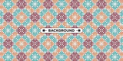 colorful geometric ethnic seamless pattern background vector