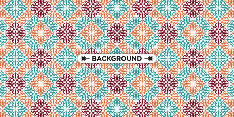 colorful geometric ethnic seamless pattern background