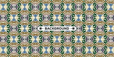 Unique colorful ethnic seamless pattern background vector