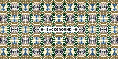 Unique colorful ethnic seamless pattern background vector