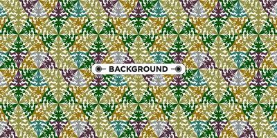 Unique colorful ethnic seamless pattern background vector