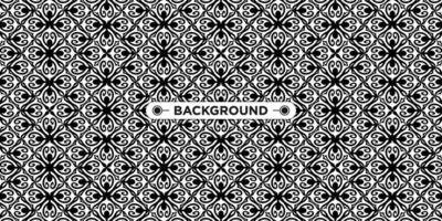 background pattern seamless ethnic geometric black and white vector