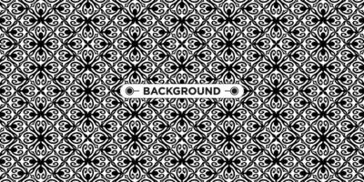 background pattern seamless ethnic geometric black and white vector