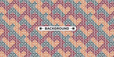 colorful geometric ethnic seamless pattern background vector
